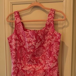 Tibi Hyland Pink Patterned Dress